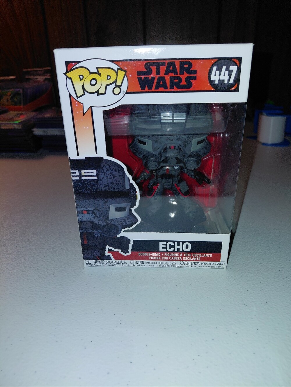Star Wars Echo Funko Pop! #447 - Gray Collectible Figure